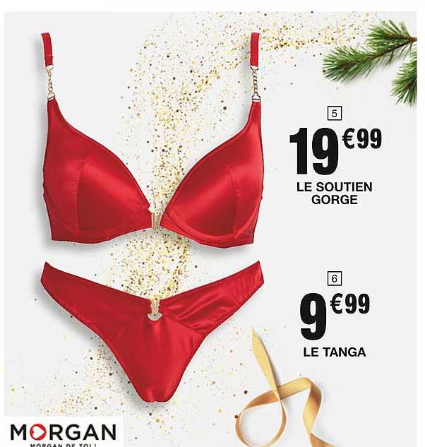 morgan le soutien gorge, le tanga