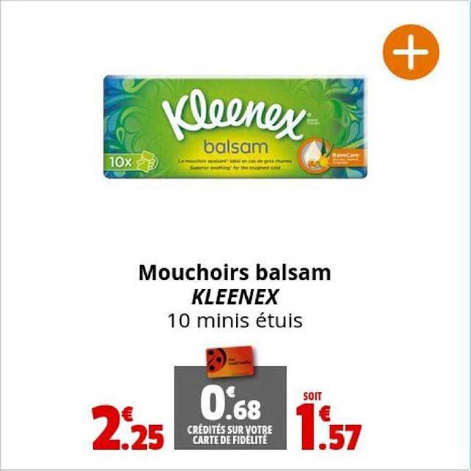 Mouchoirs Balsam Kleenex