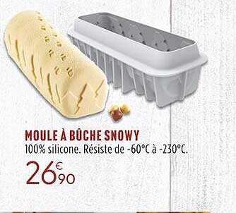 moule à bûche snowy