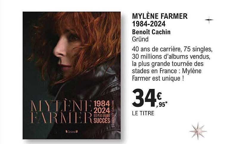 mylène farmer 1984 - 2024 - benoît cachin