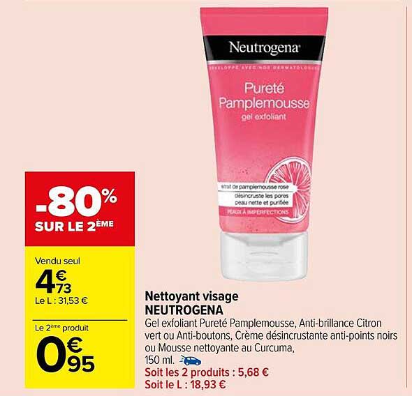 Nettoyant Visage Neutrogena
