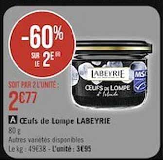 oeufs de lompe labeyrie