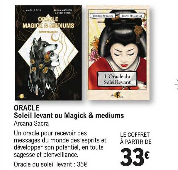 oracle - soleil levant ou magick & mediums
