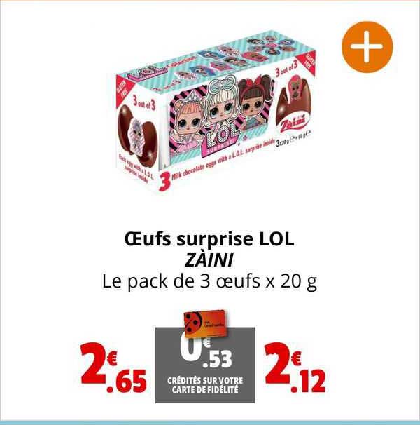œufs surprise lol zaini