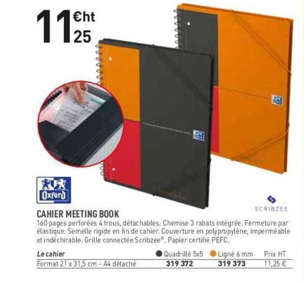 Oxford Cahier Meeting Book