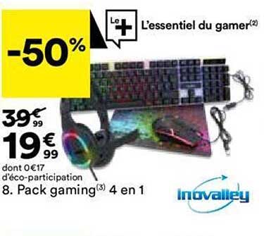 pack gaming 4 en 1 inovalley