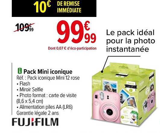 pack mini iconique fujifilm