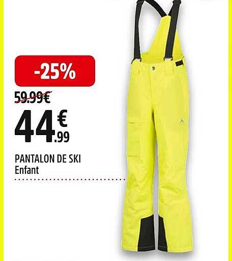 pantalon de ski enfant