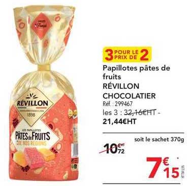 papillotes pâtes de fruits révillon chocolatier