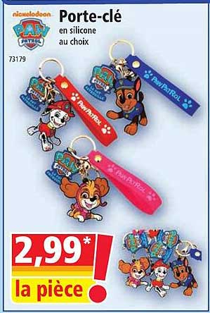 paw patrol porte-cle