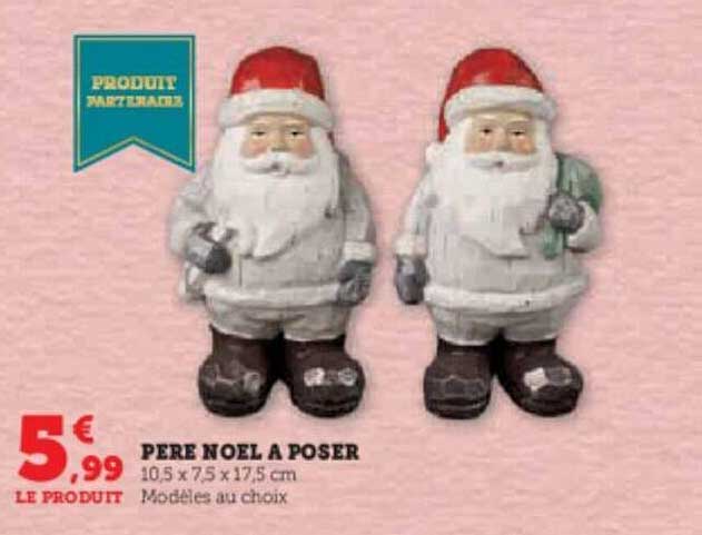 père noël à poser