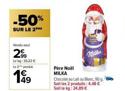père noël milka