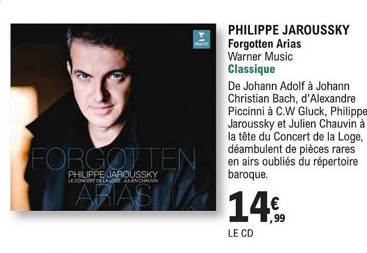 philippe jaroussky - forgotten arias