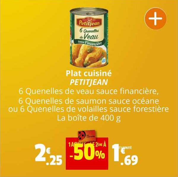 plat cuisiné petitjean