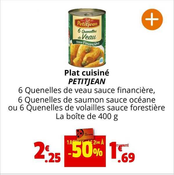 plat cuisiné petitjean