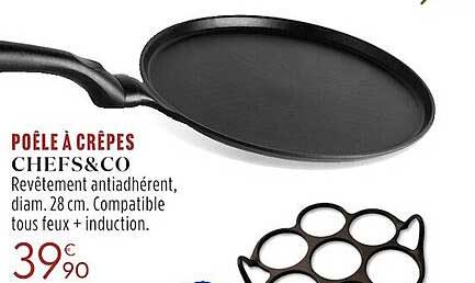 poêle à crêpes chefs&co