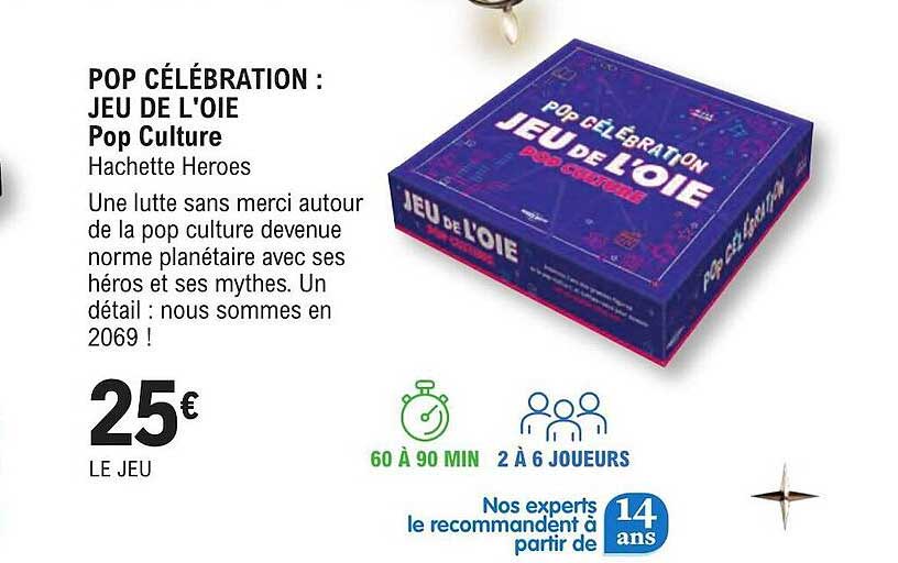 pop celebration jeu de l'oie pop culture