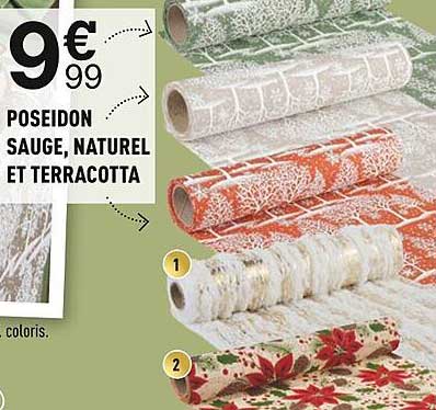 poseidon sauge, naturel et terracotta