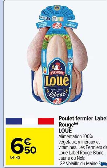 Poulet Fermier Label Rouge Loué