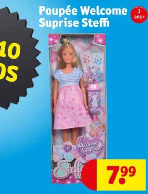 poupée welcome suprise steffi