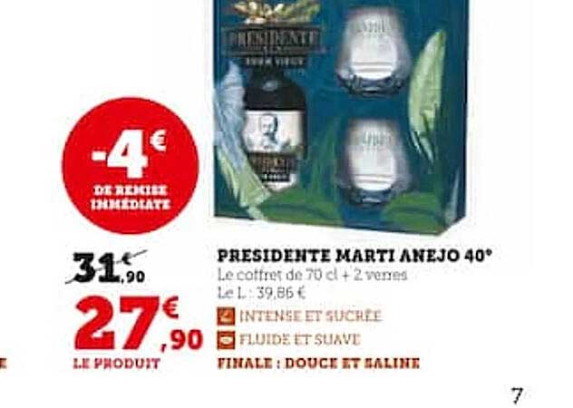 présidente marti anejo 40°