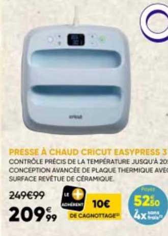 presse à chaud cricut easypress 3