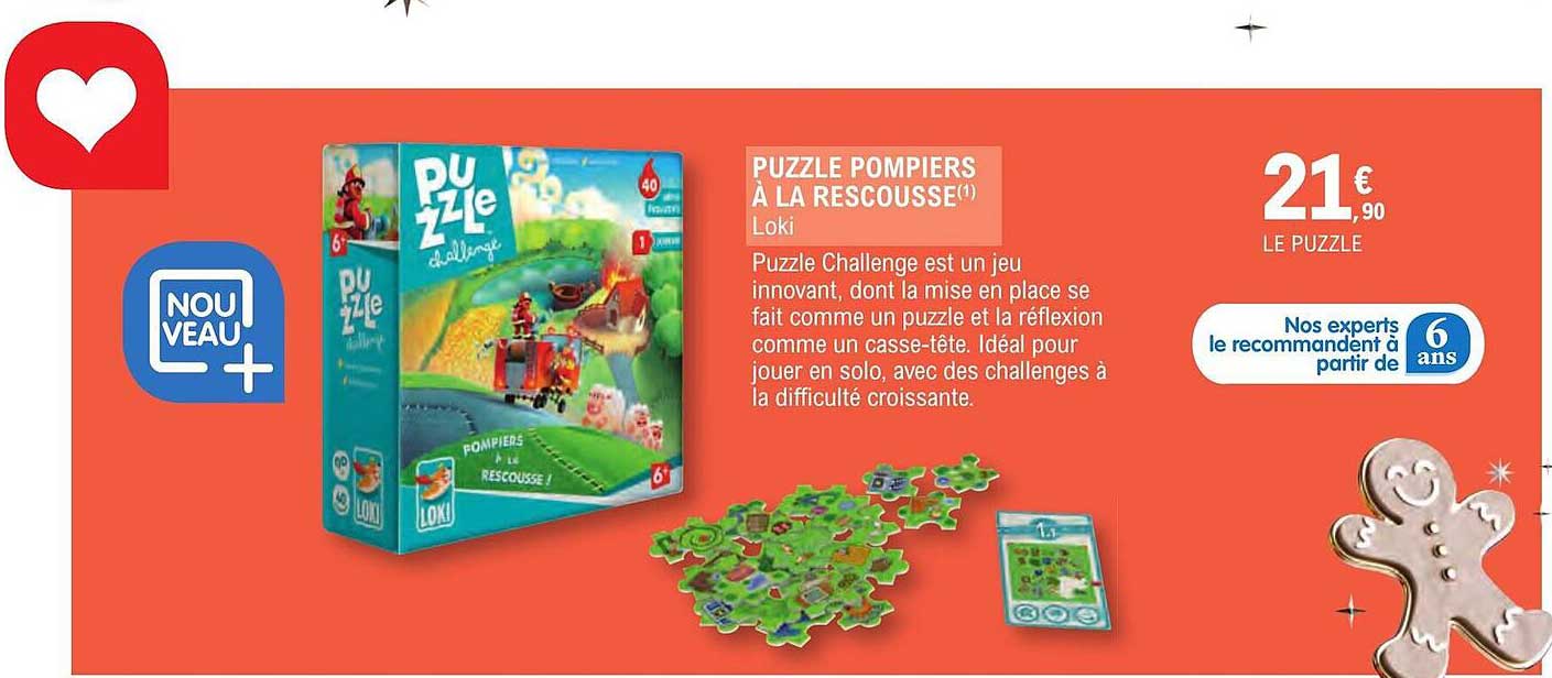 puzzle pompiers à la rescousse loki