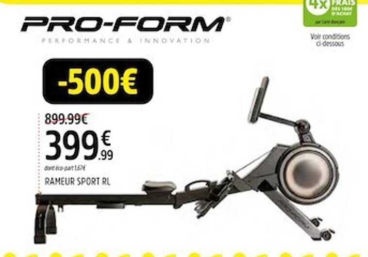 rameur sport rl pro-form