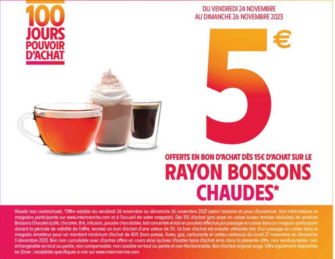 rayon boissons chaudes