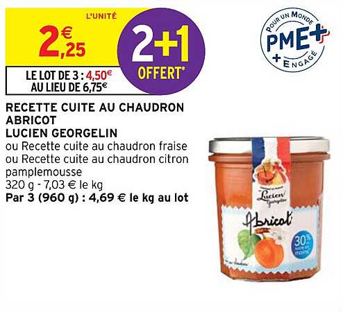 recette cuite au chaudron abricot lucien georgelin