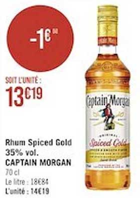 Rhum Spiced Gold Captain Morgan