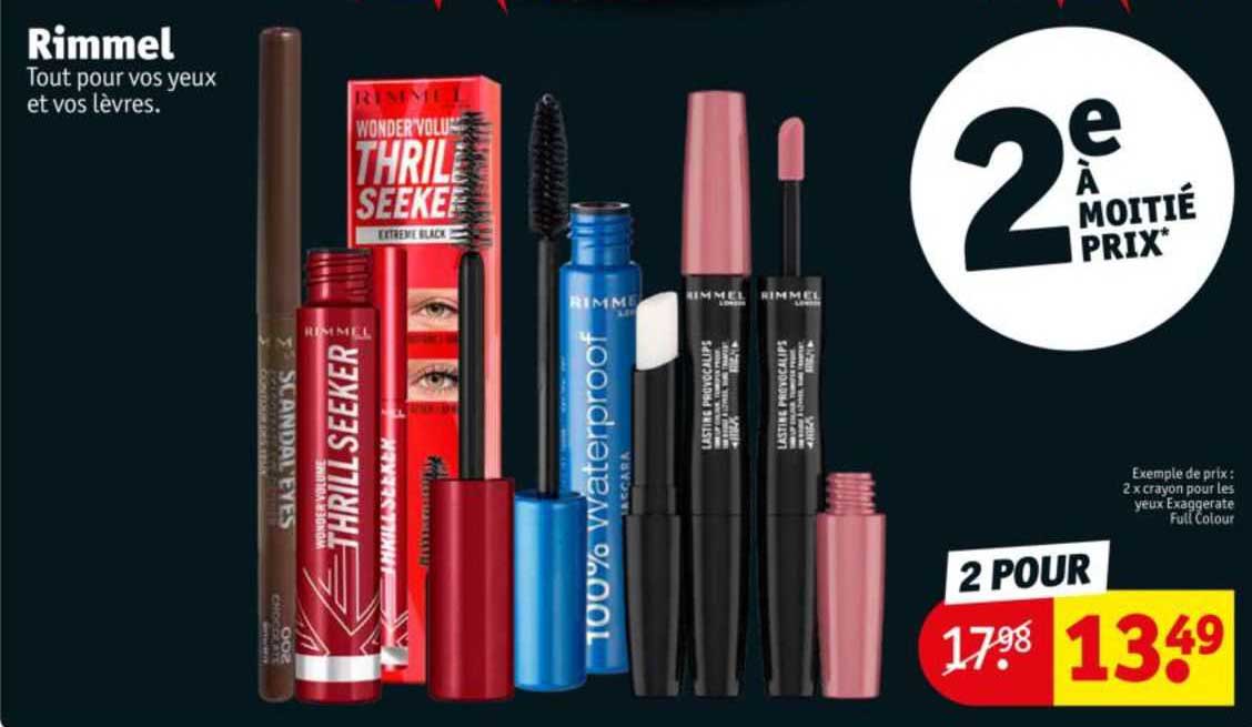 Rimmel Tout Pour Vos Yeux Et Vos Lèvres