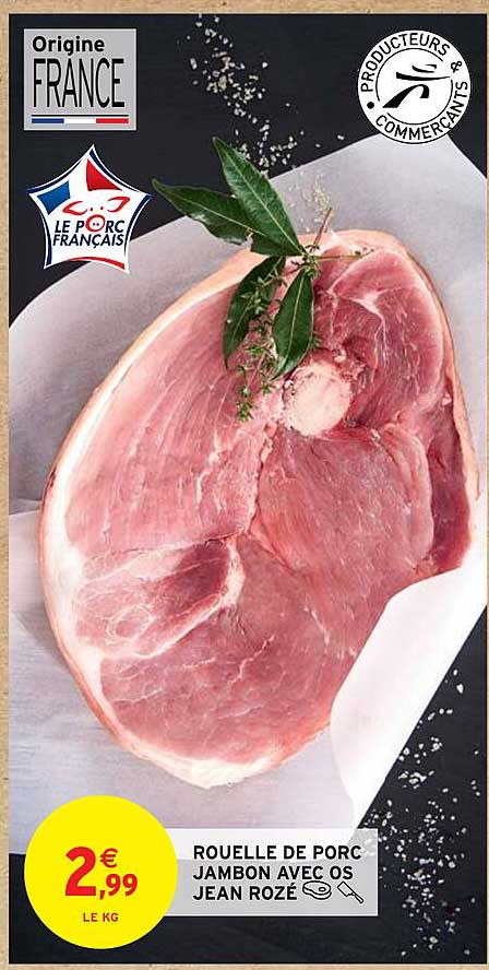 rouelle de porc jambon avec os jean rozé