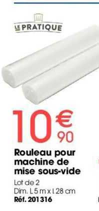 rouleau pou machine de mis sous-vide