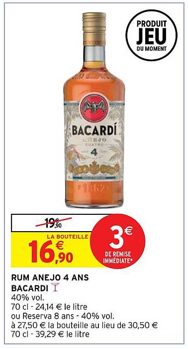 rum anejo 4 ans bardi