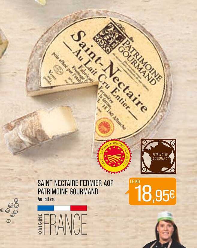 saint nectaire fermier aop patrimoine gourmand