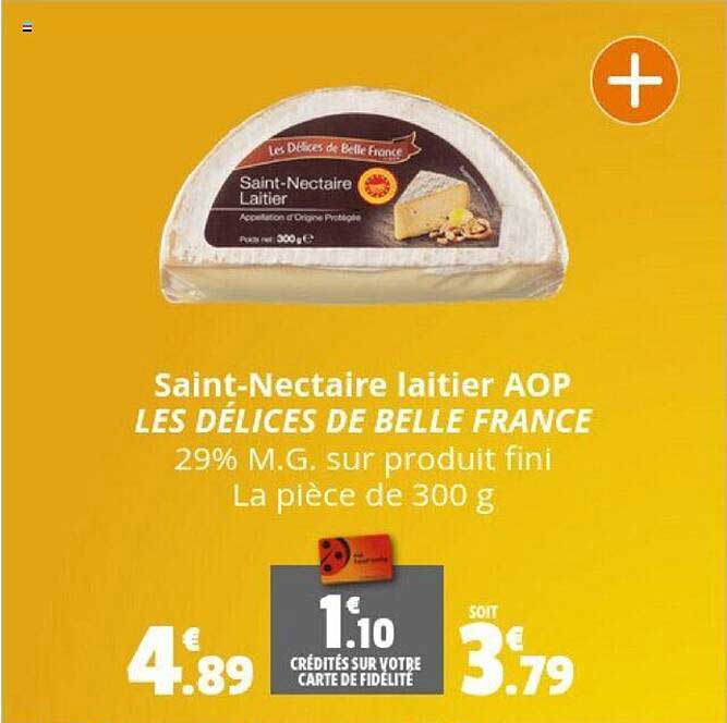 saint-nectaire laitier aop les délices de belle france