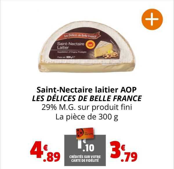 Saint-nectaire Laitier Aop Les Délices De Belle France