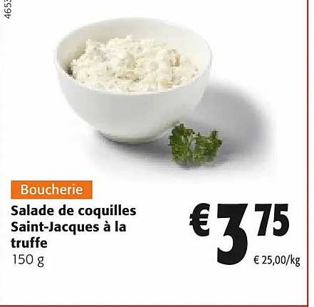 salade de coquilles saint-jacques à la truffe