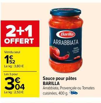 Sauce Pour Pâtes Barilla