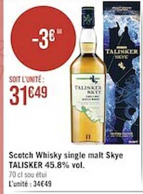 scotch whisky single malt skye talisker