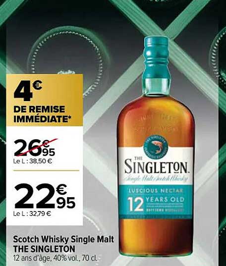 scotch whisky single  malt the singleton