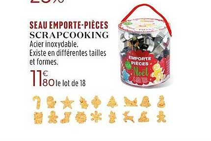 seau emporte-pièces scrapcooking