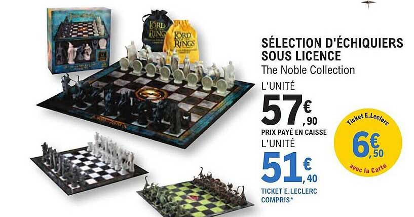 sélection d'échiquiers sous licence