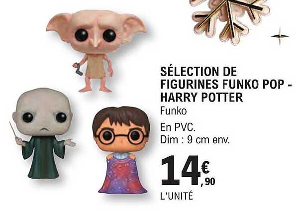 sélection de figurines funko pop - harry potter