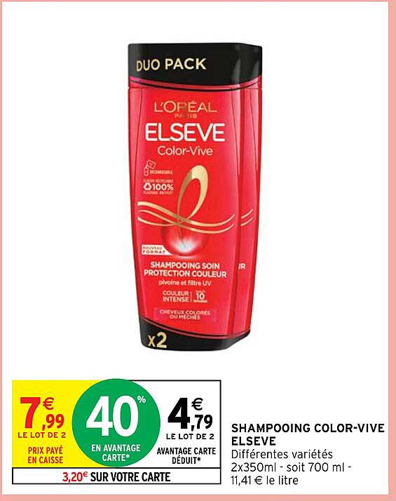 shampooing color-vive elseve