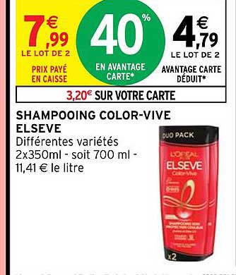 shampooing color-vive elseve