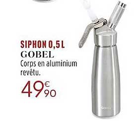 siphon 0,5l gobel