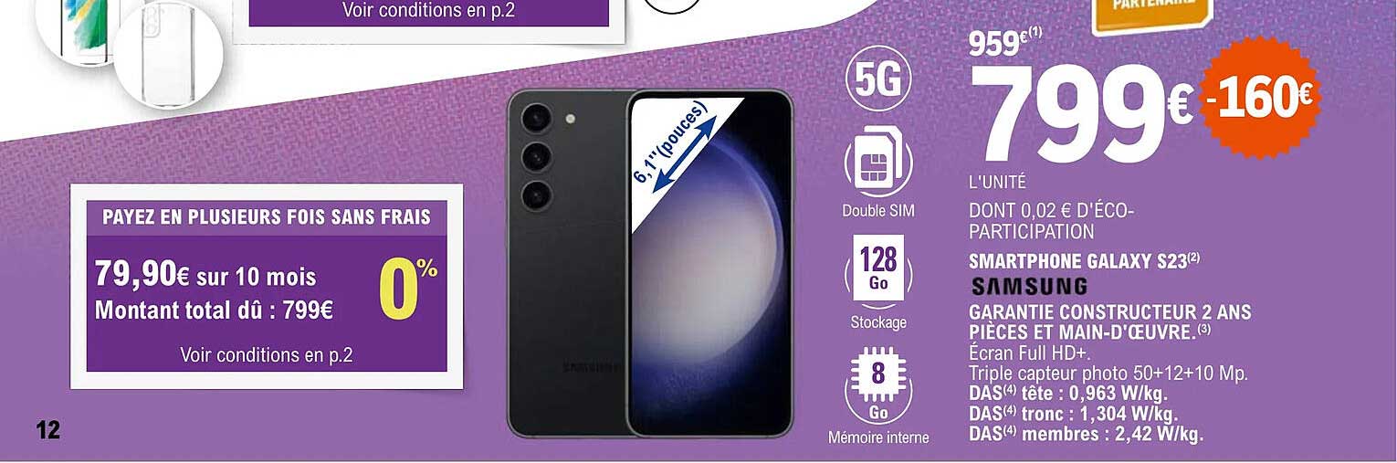 Smartphone Galaxy S23 Samsung