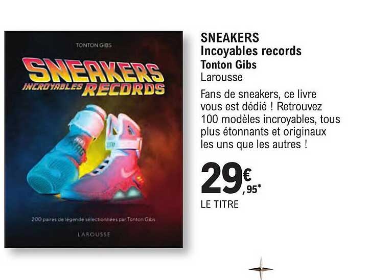 sneakers incroyables records - tonton gibs